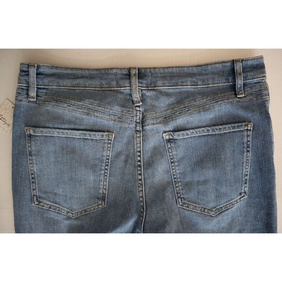 Free People OB1417516 Women's Sz 32 Vintage Indigo Carmen Flare Denim Jeans - Picture 7 of 9